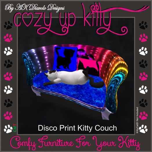 Disco Kitty Couch
