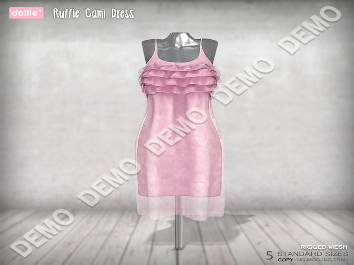 {dollle*} [DEMO] Ruffle Cami Dress