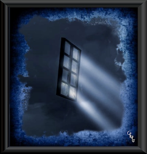 Into the Darkness (framed)