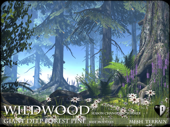 TREES - WILDWOOD MESH Giant Pine Tree Forest Modules - Season Changing