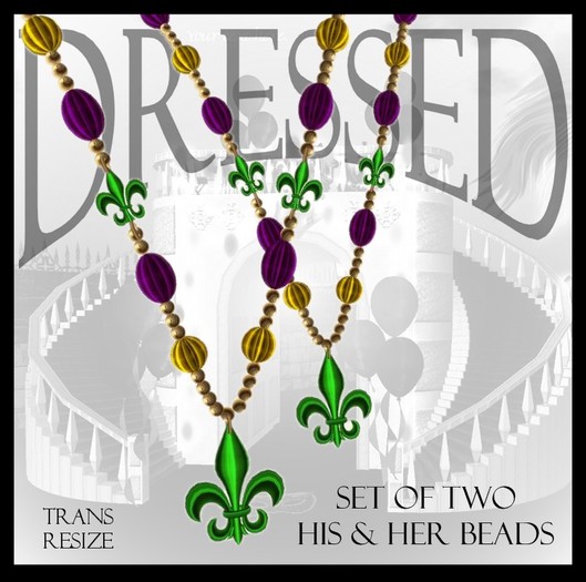 ::DBL:: Mardi Gras Fancy Beads (His & Hers)
