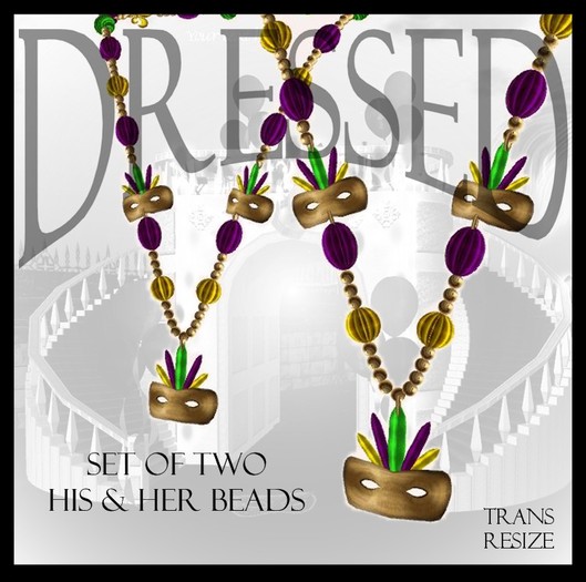 ::DBL:: Mardi Gras Fancy Beads 2 (His & Hers)