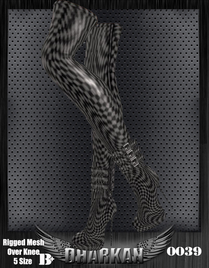 Dharkan - 0039 Rigged Mesh Over Knee B+