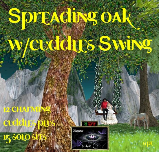 *EbE* Spreading Oak w/Cuddles Swing