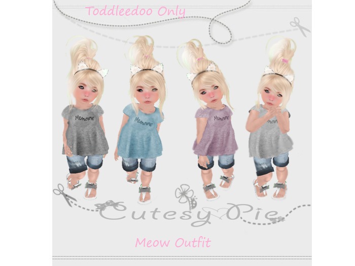 {Cutesy Pie} Meow (Gray)