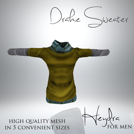 HEYDRA Drake Sweater Blue 1