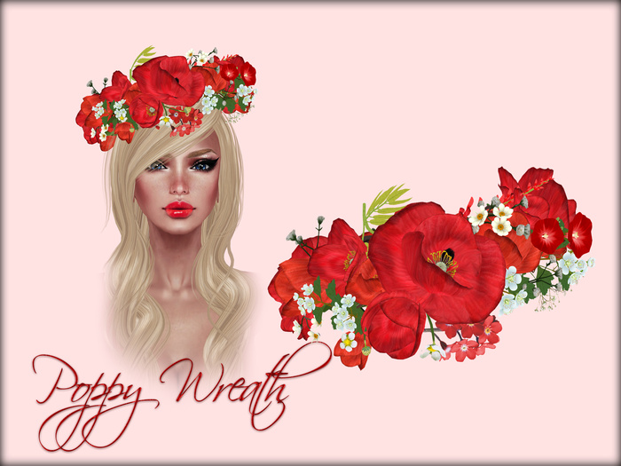 Boudoir -Poppy Wreath