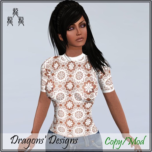 Crochetted-tshirt-Dragons'