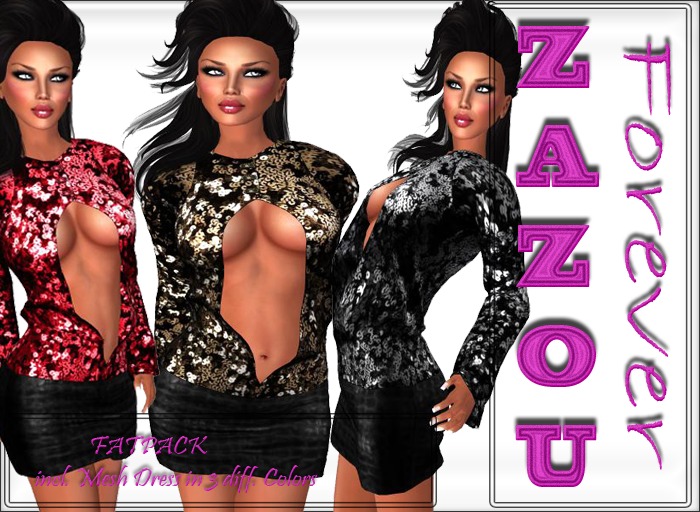ZaZou Mesh Don't Touch FATPACK Glamour