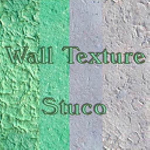 Wall texture-stuco green