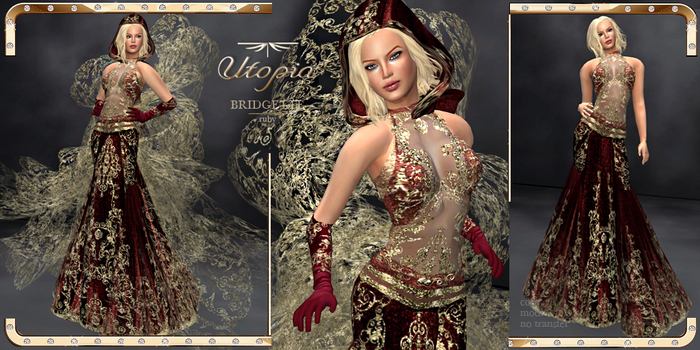 Utopia Bridgette ruby - Appliers Included!