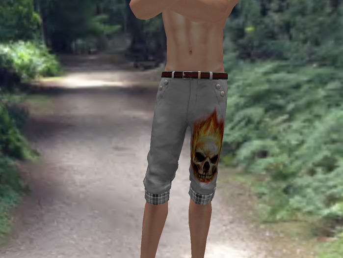 MY KISS MESH BIKERS SKULL FIRE