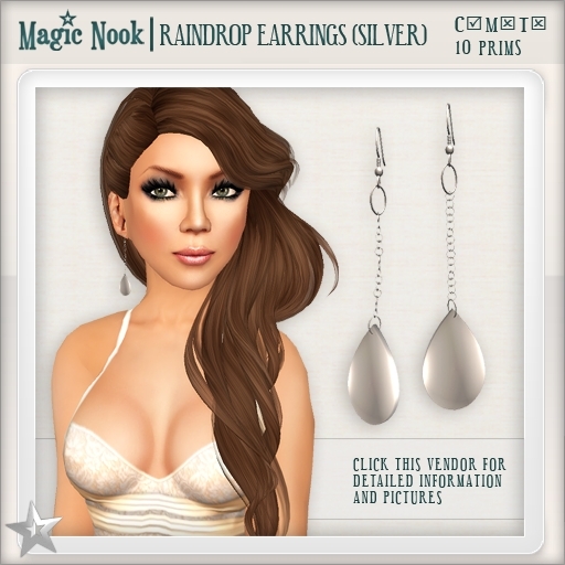 [MAGIC NOOK] Drizzle Earrings (Silver)