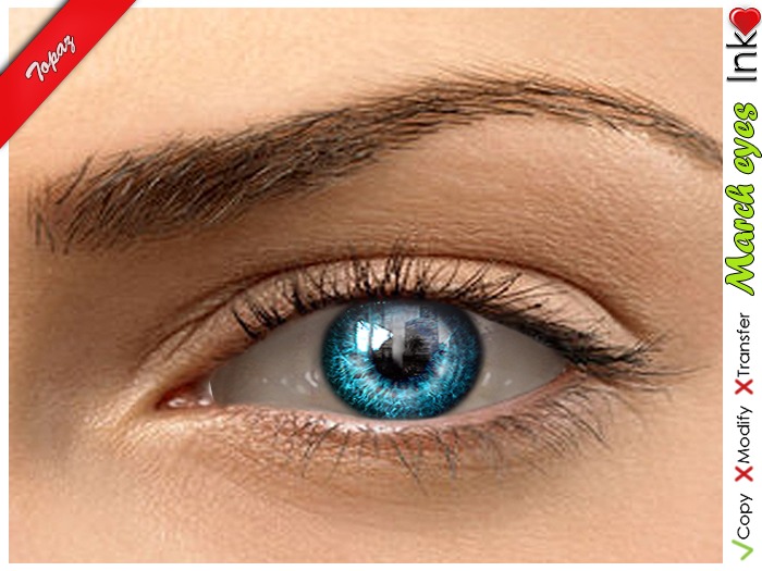 * InkHeart * - March Eyes - Topaz