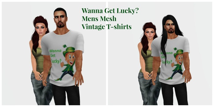 WannaGetLuckyMensMeshT-shirt(boxed)