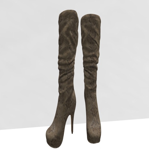 snake skin boots *