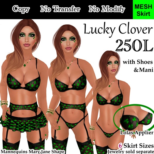 Short & Sweet Lucky Clover