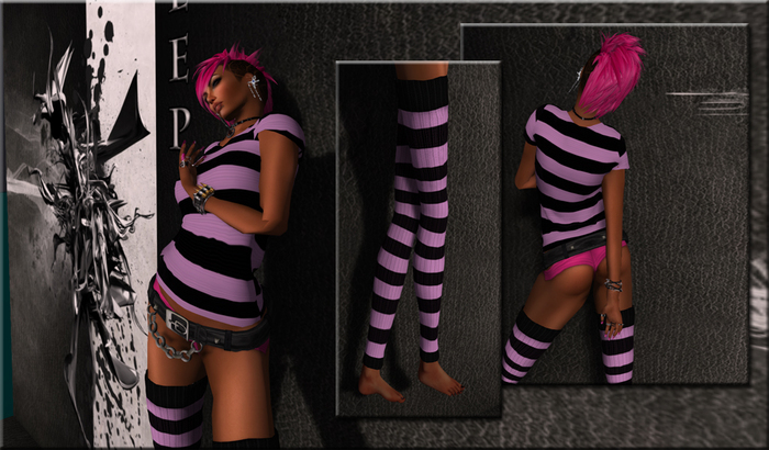 ~*DS*~ OutFit Sexy / Pink / All Sizes / Mesh