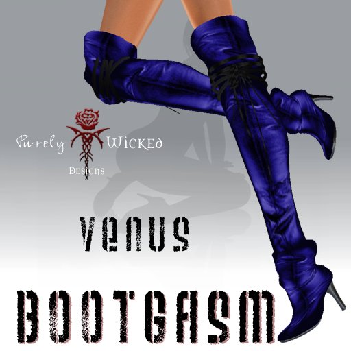 Bootgasm Venus Boots Blue