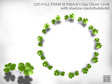 LDG-FULL PERM 214 St Patrick's Day Clover Circle /Builderkit