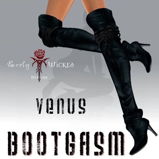 Bootgasm Venus Boots Black