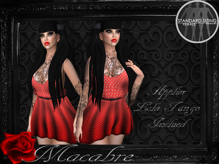 +MC+ Dottie Polka Red {Applier Lola Tango Inclued}