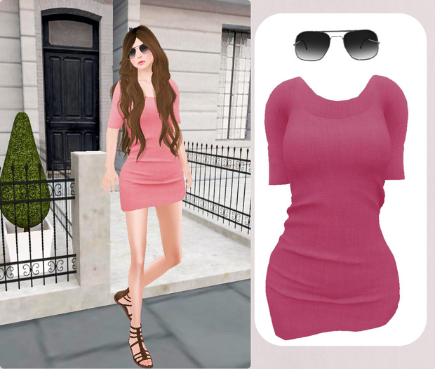 Airy Dress (Strawberry)