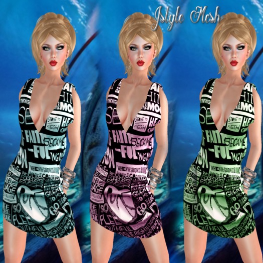 3 MESH DRESS JSTYLE