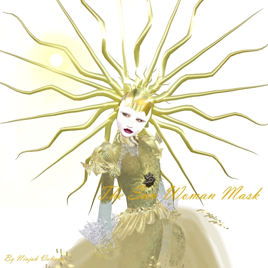 The Sun Woman Carnaval Mask