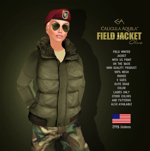 FIELD JACKET LADIES OLIVE
