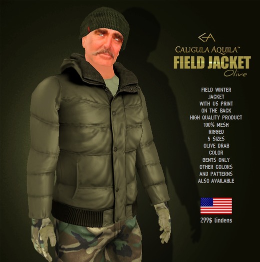 FIELD JACKET GENTS OLIVE
