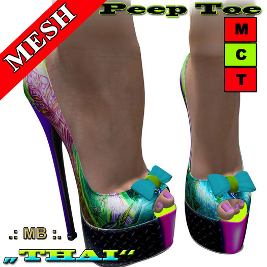 .: MB :. MESH PeepToe Pumps "Thai"