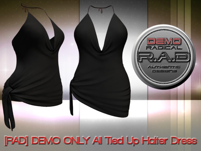 [RAD] DEMO_All Tied Up Halter Dress