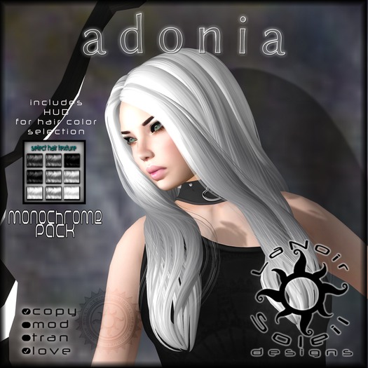 [LNS Designs] ADONIA - MONOCHROME PACK