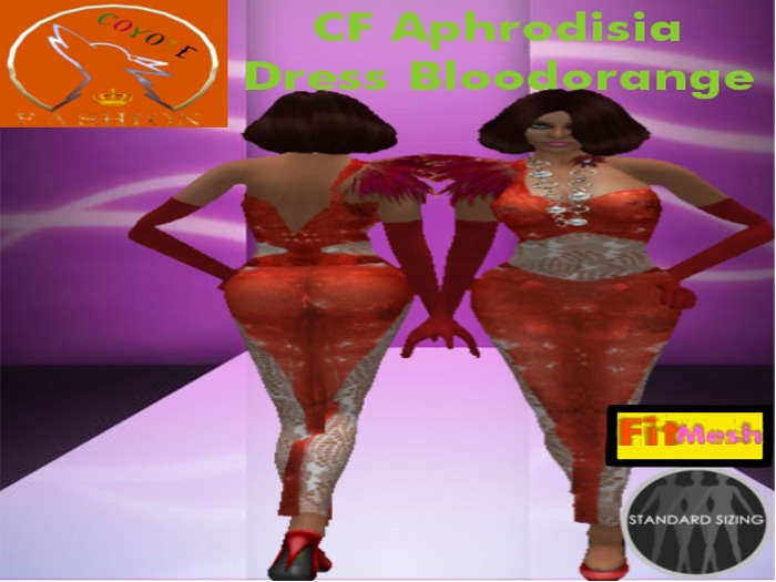 CF Aphrodisia Dress Bloodorange