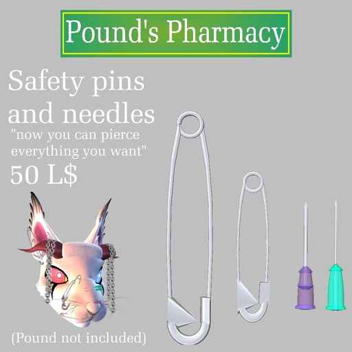 <<PP Safety Pins And Needles<<