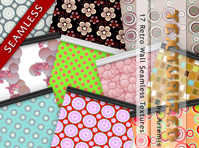 Texturized - Wall Tetxures Retro Seamless Pack 1