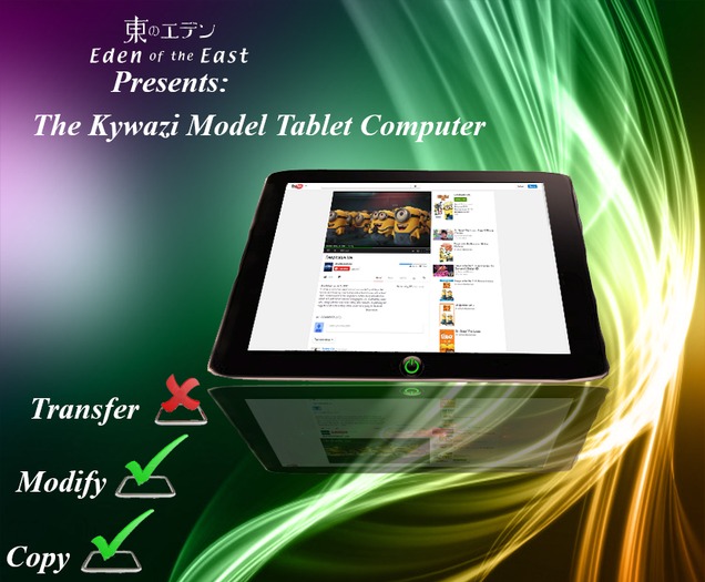EOE Kywazi Model Tablet Computer (Really Works!)