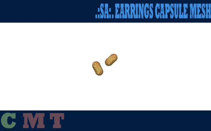 .:SA:. EARRINGS CAPSULE MESH