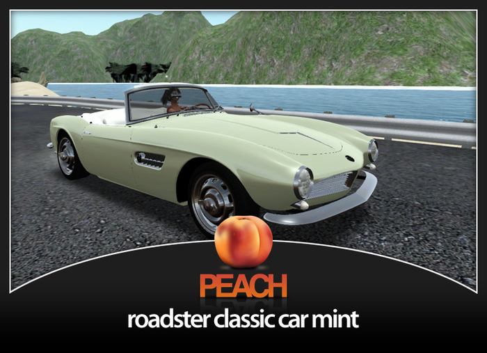 PEACH - Roadster Classic Car Mint