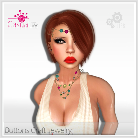 Buttons Craft Jewelry - Casual Lies :