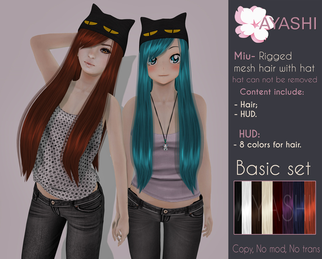 [^.^Ayashi^.^] Miu hair-Basic set
