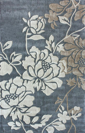 Grayson Vines Modern Rug - Heather