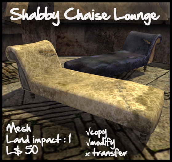Shabby Chaise Lounge