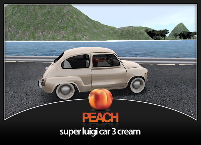 PEACH - Luigi3 car cream