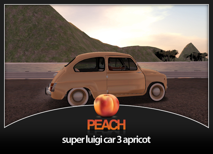 PEACH - Luigi3 car apricot 