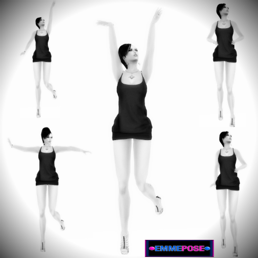 EmmePose Model Poses Female Pack "On Wall"