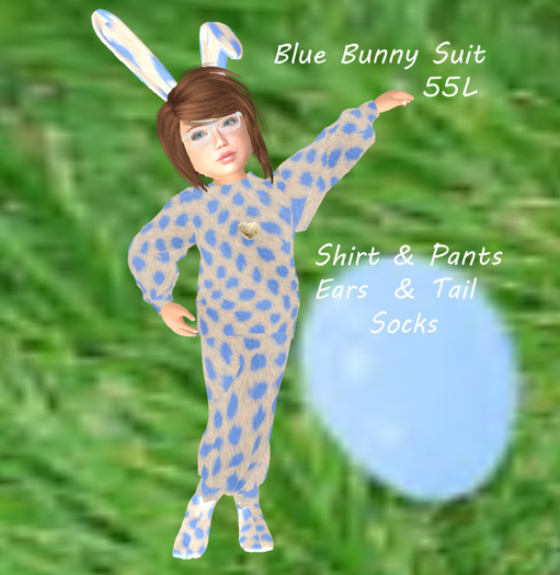 Blue Bunny Suit