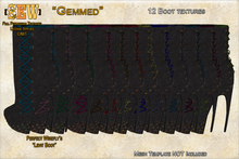 [SEW] Full permission Textures for Perfect Wirefly's Levit Boot - Gemmed