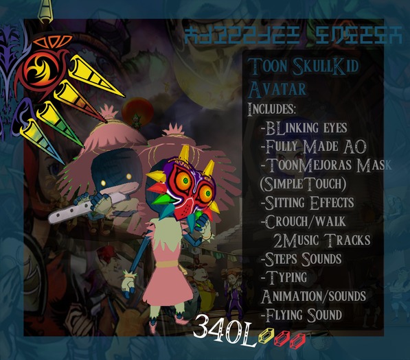 [KD] Toon Skull Kid Avatar [BOX]